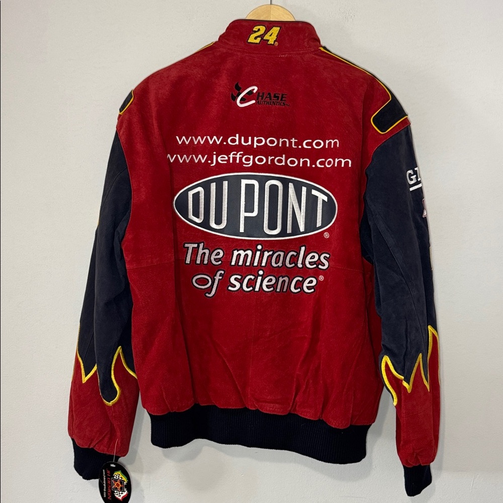 Vintage Jeff Gordon Dupont Nascar Jacket / Large / New / Jeff Hamilton - Picture 12 of 14